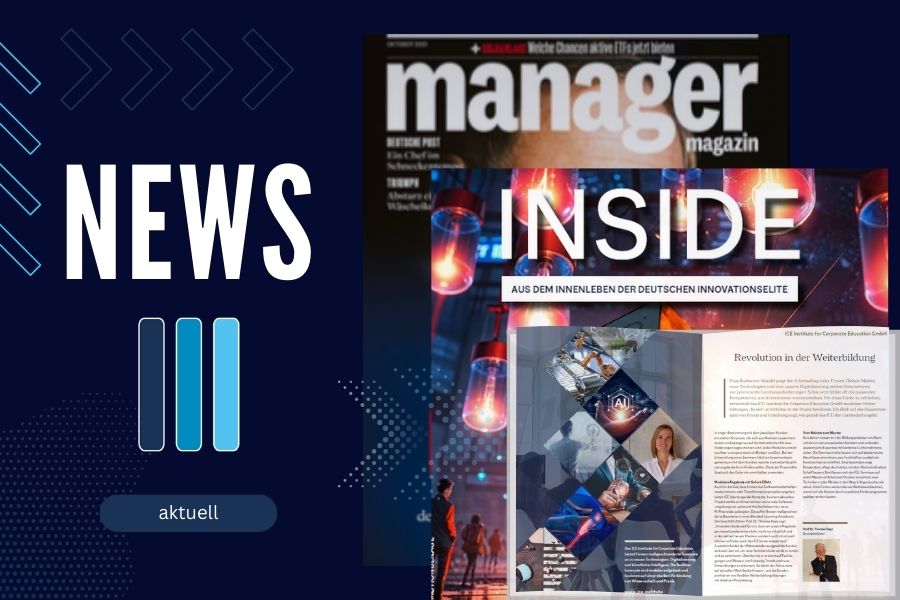 Vorschaubild für News aus dem ICE Institute anlässlich unseres Beitrags im manager magazin